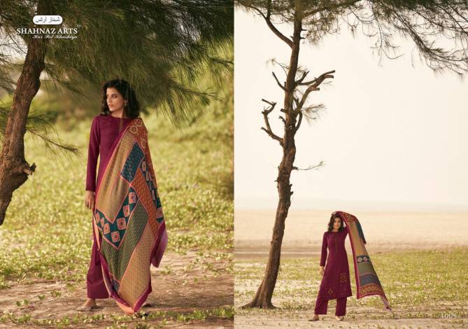 Shahnaz Zarsha Embroidery Party Wear Pashmina Fancy Salwar Suit Collection